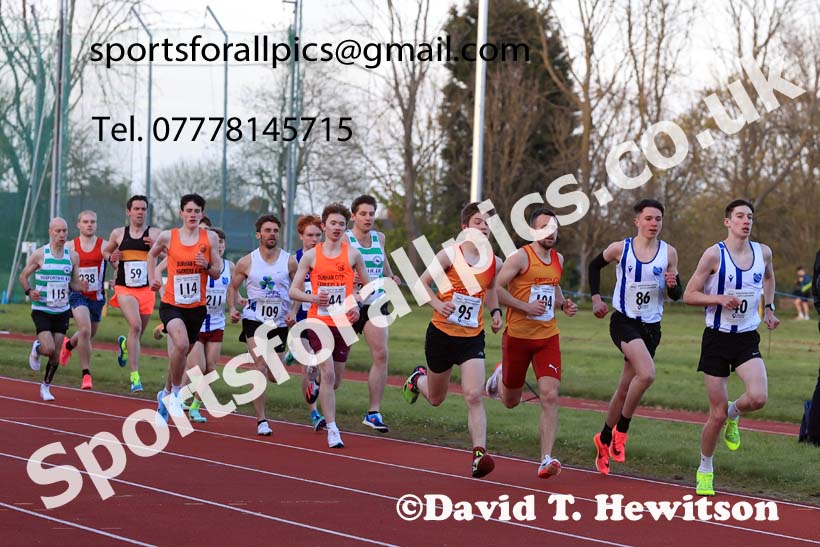 1500 metres, 2024 NEGP 1, Monkton Stadium, Jarrow. Photo: David T. Hewitson/Sports for All Pics